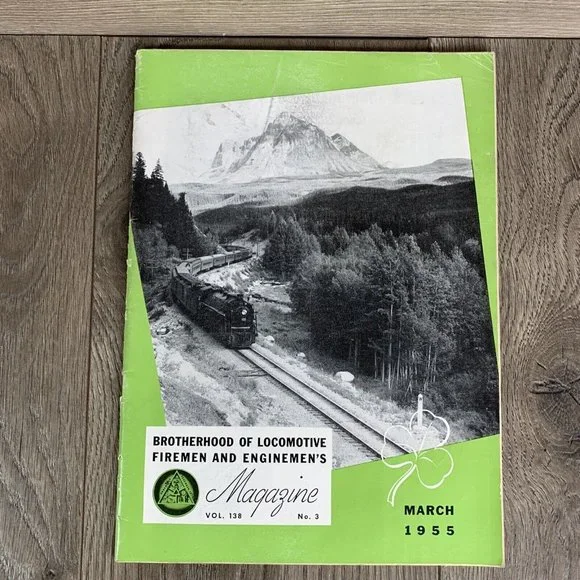 Brotherhood of Locomotive Firemen and Enginemen's Magazine 1955 Lot Of 3 Jan-Mar - Picture 6 of 7